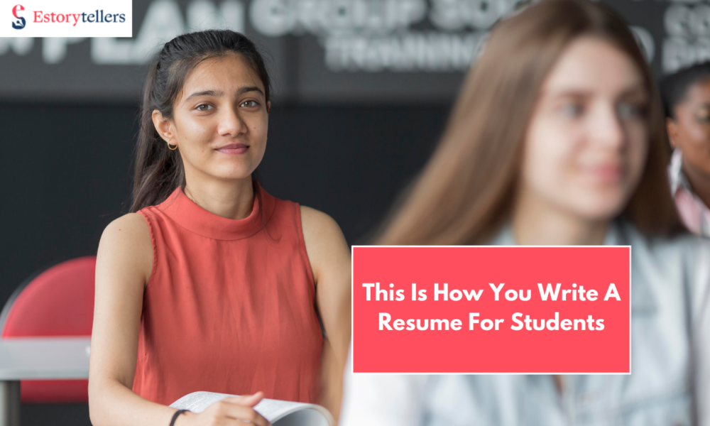 This Is How You Write A Resume For Students 2025