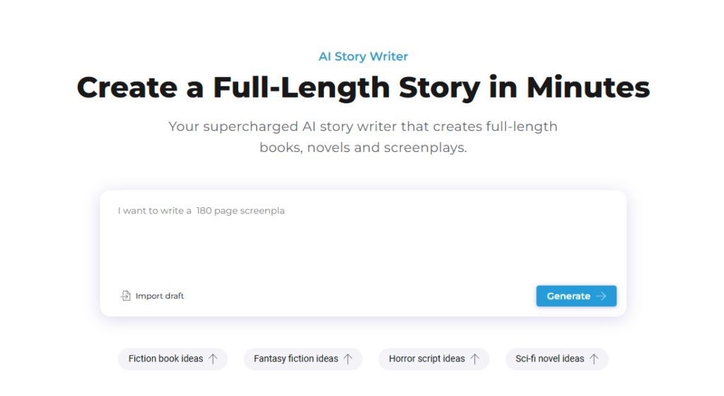 best ai for writing a book