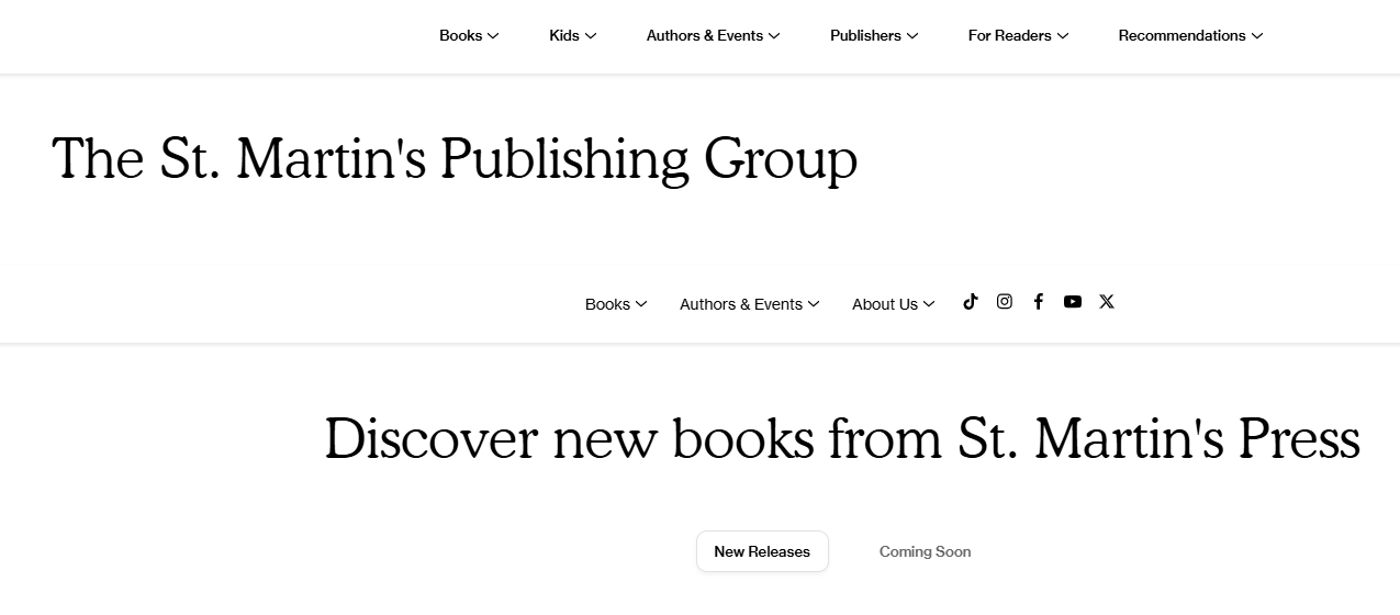 st martin’s publishing group