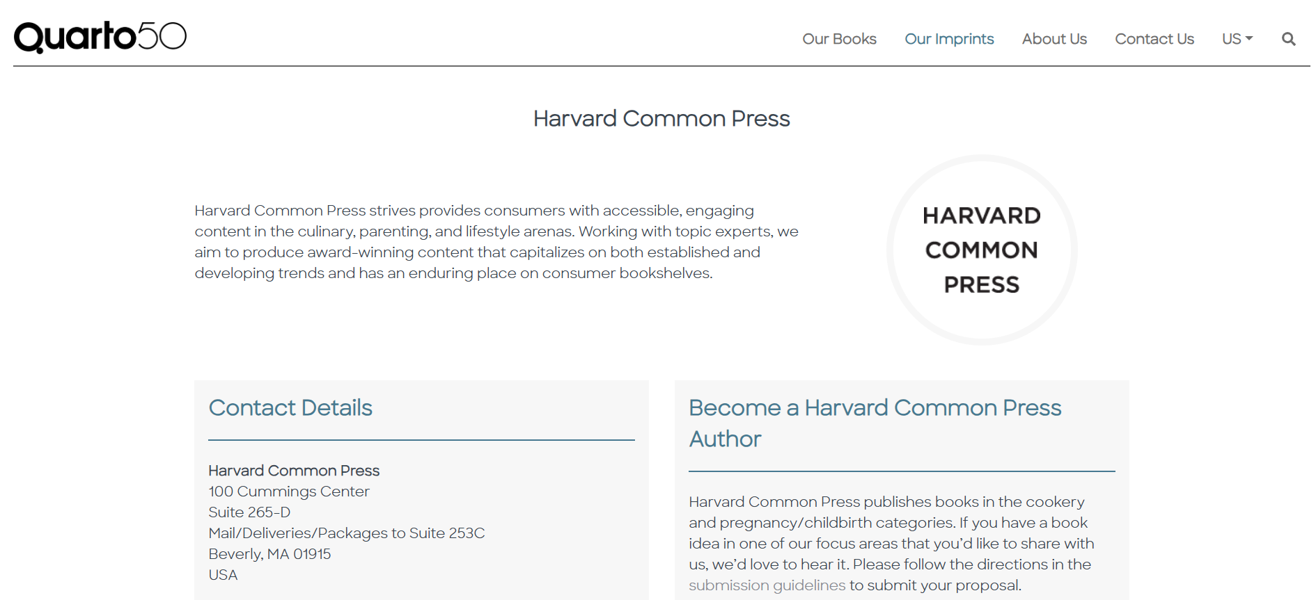 harvard common press