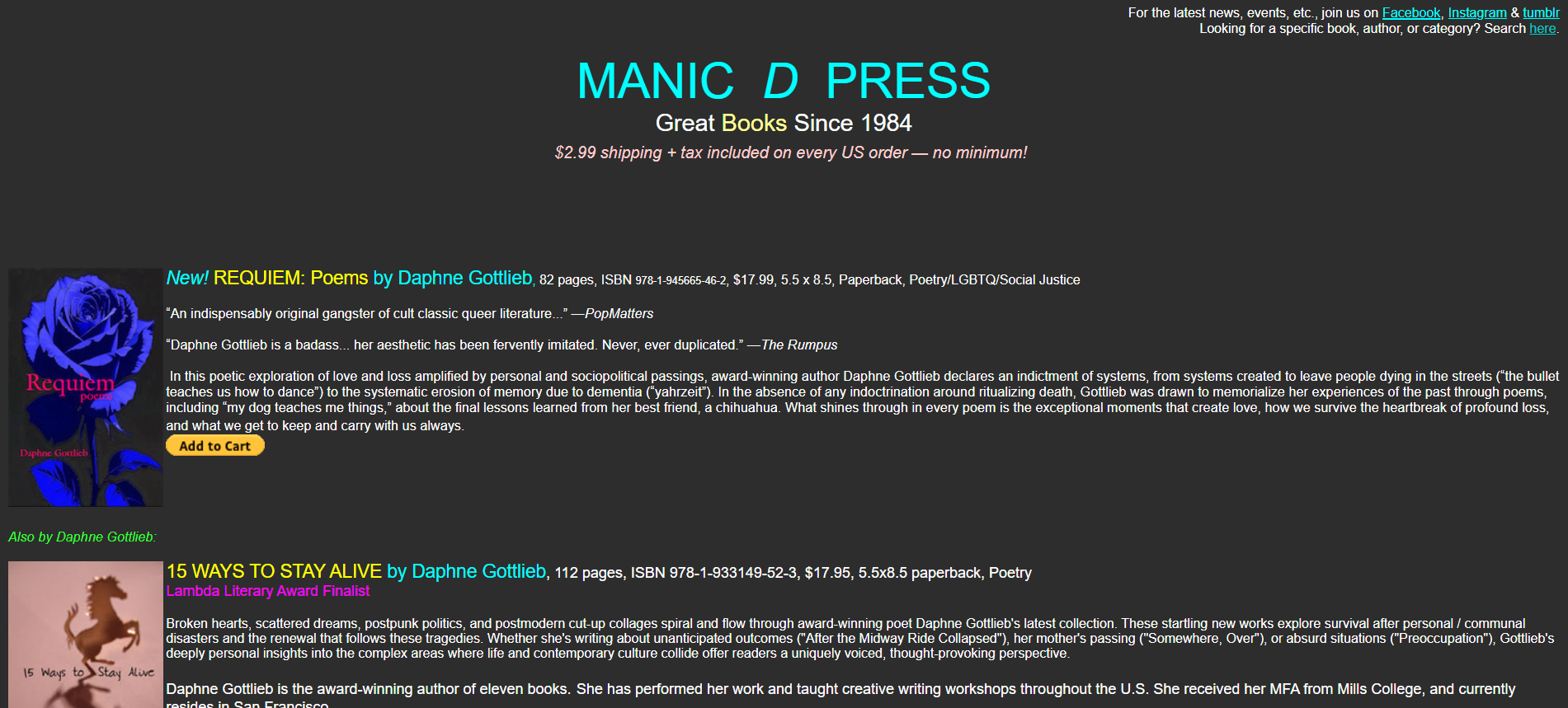 manic d press