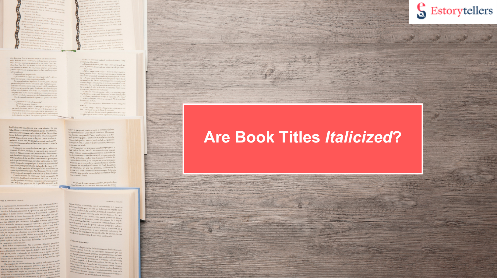 are book titles italicized