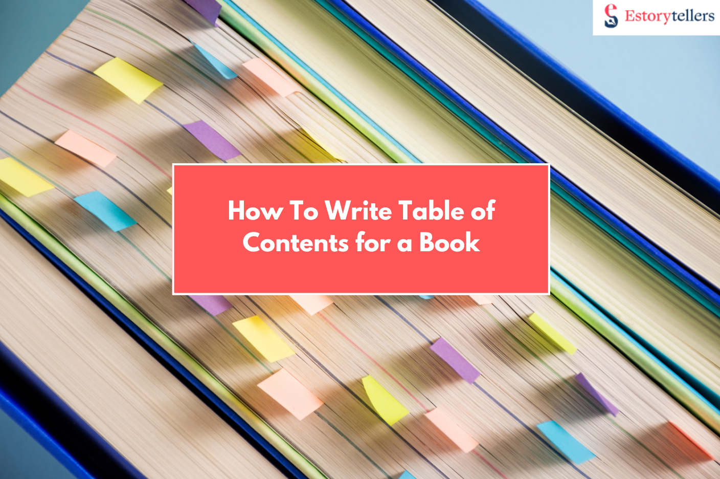 how to create a table of contents for a book